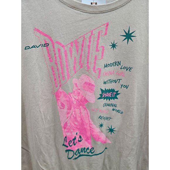 David Bowie Graphic Band Tee XXL NWT - Picture 2 of 6